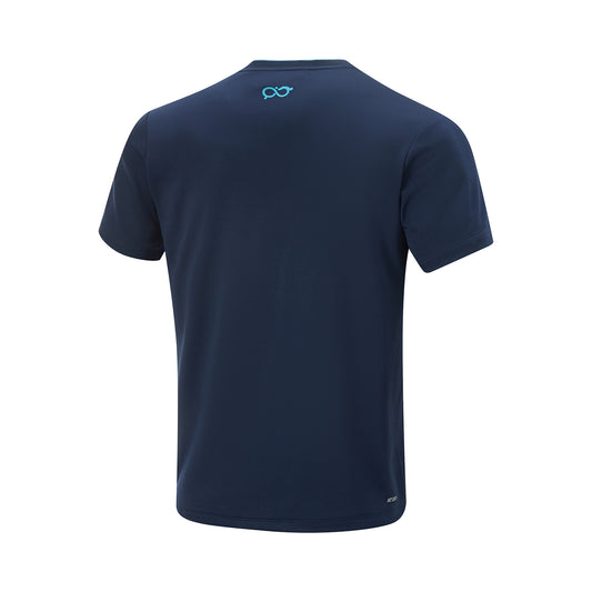 Tischtennis Unisex Dragon Flow Wettkampftrikot 2025 dunkelblau AAYV071-1