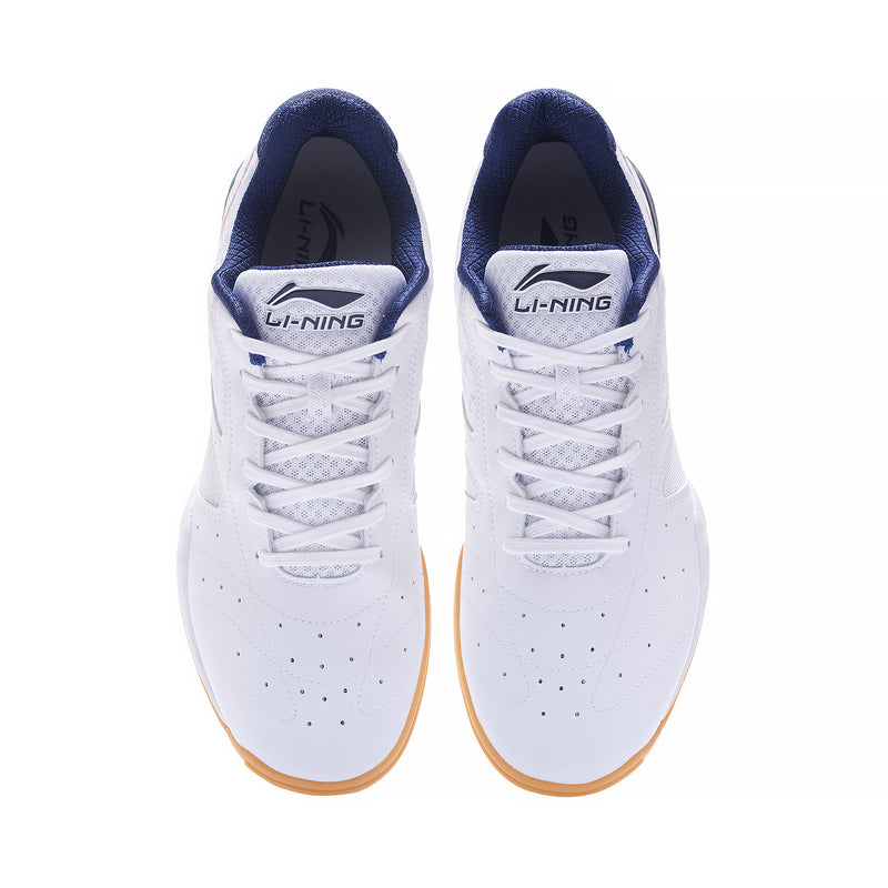 Professional Unisex Tischtennis Schuh "Champion" weiß/lila - APPS001-4