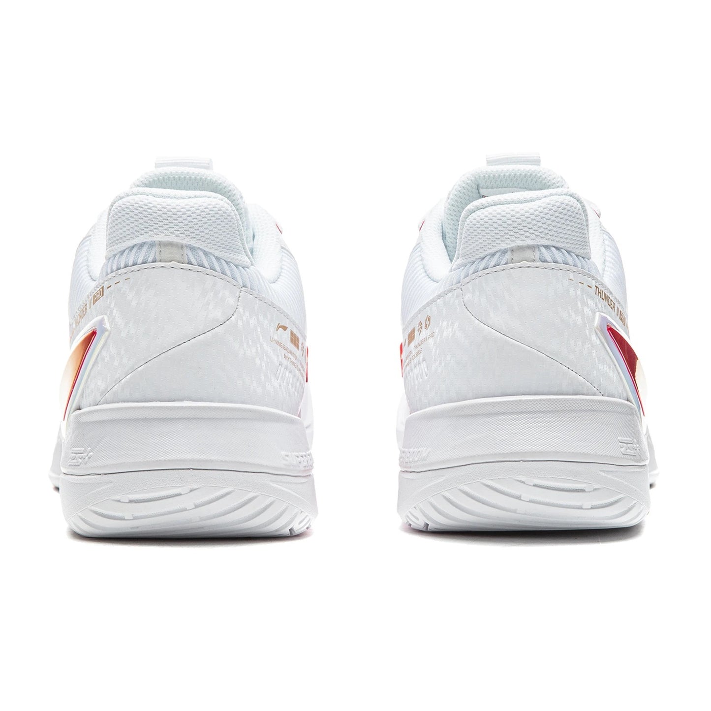 Unisex Badmintonschuh Donner 2 Pro - weiß/rot - AYAW001-5