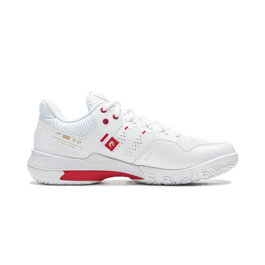 Unisex Badmintonschuh Donner 2 Pro - weiß/rot - AYAW001-5
