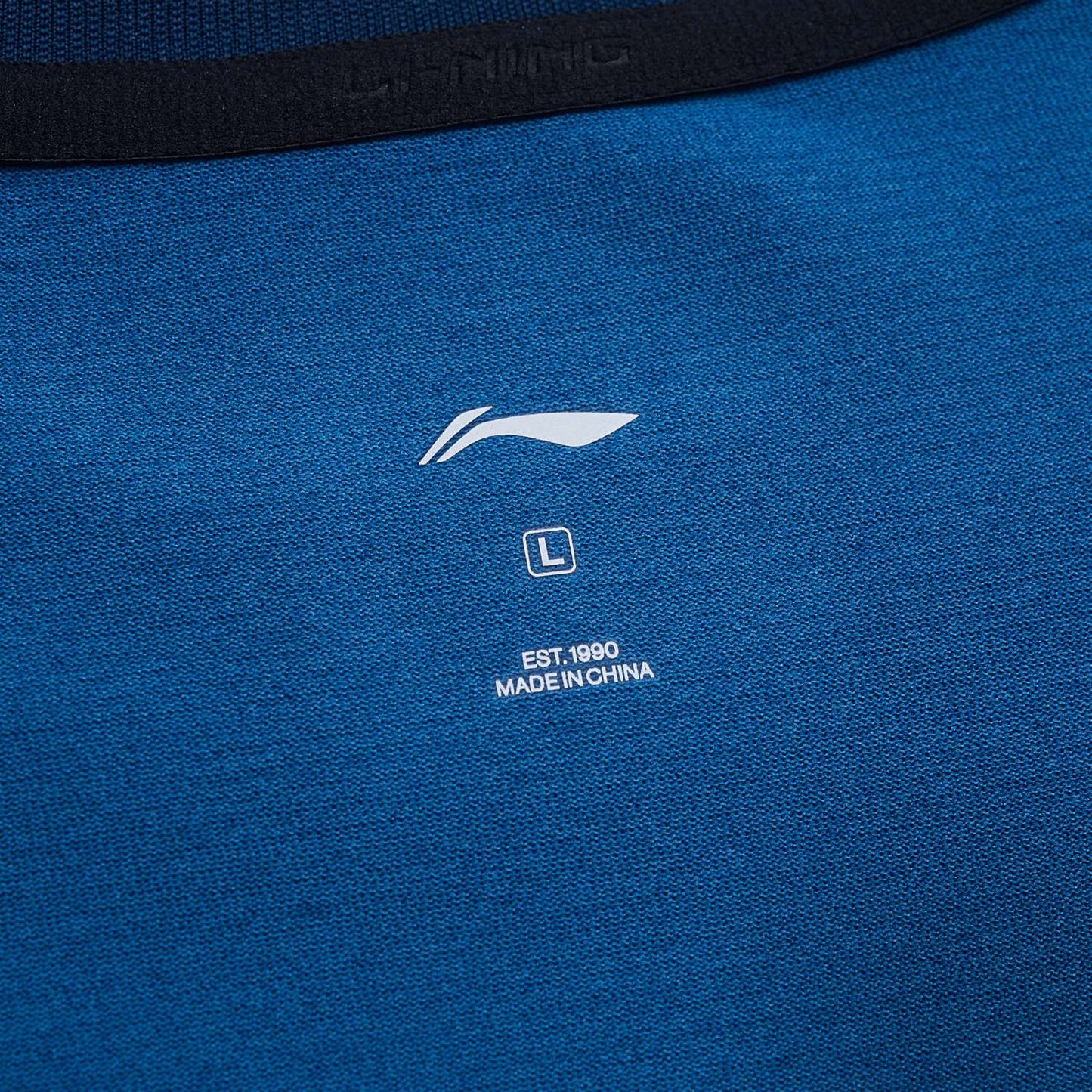 Table Tennis Unisex Competion Suit "Base" (consisting of Shirt and Shorts) jeans-blue + black - AATT003-3