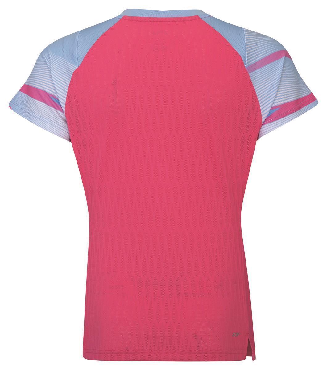 Damen Sportshirt "International Players" red-lightblue - AAYS130-5