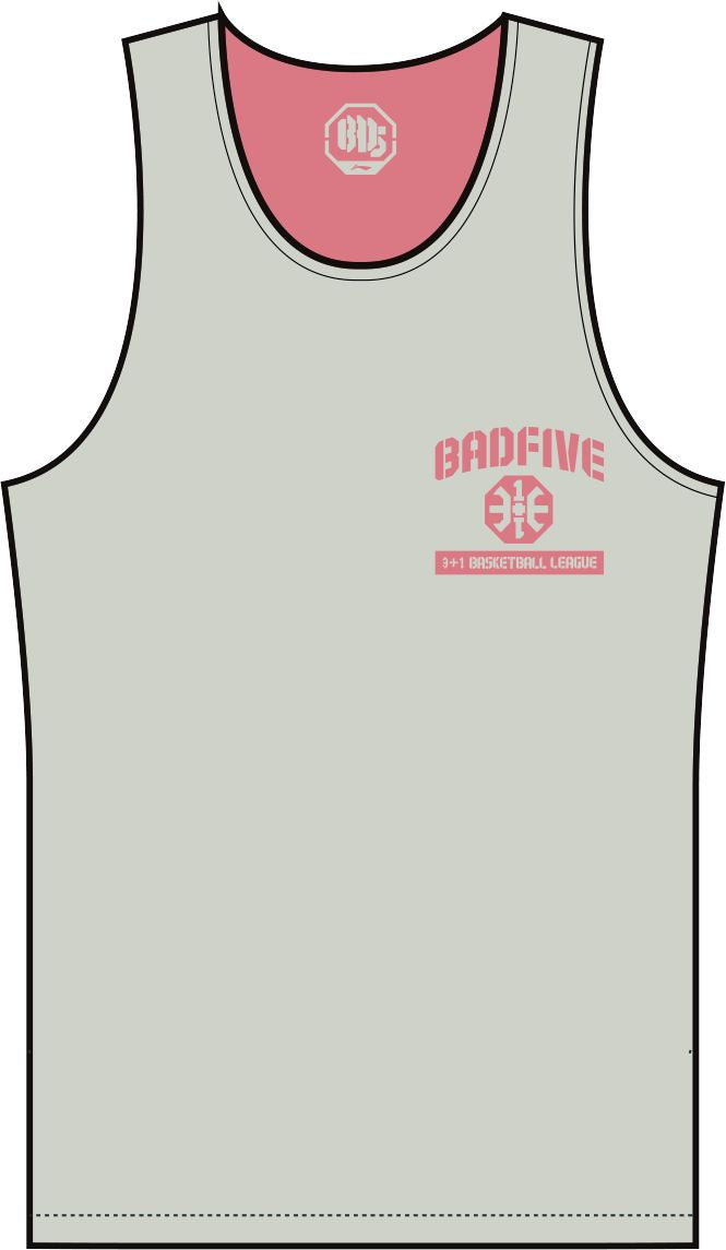 Unisex Basketball-Competition Set 2 Tops "Anti-Warrior" Badfive BIG orange+grey - AAYT045-9