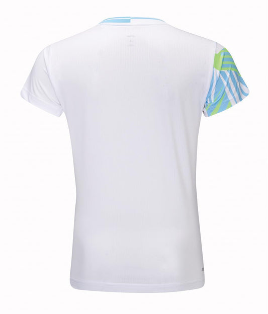 Damen Team Sportshirt "Jungle" weiß - AAYT058-5