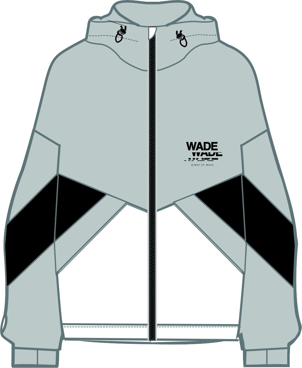 Unisex Windbreaker grau - AFDT307-2