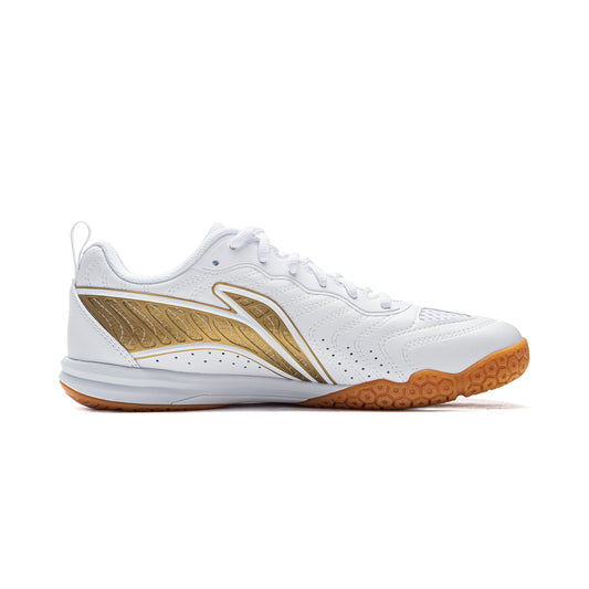 Tabletennis Shoe Hawk Eye 3.0 - white/gold - APPV003-4