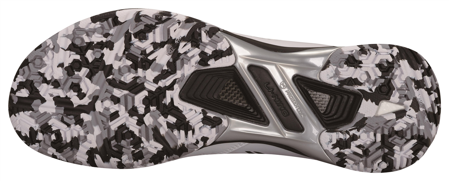 Unisex Badminton Shoe "Blade Pro" White/Black - AYAT005-3
