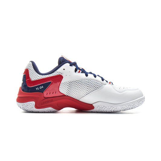 Unisex Badmintonschuh Soundwave - weiß/rot - AYTV015-3
