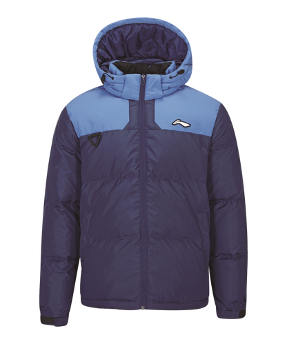 Herren Outdoor Daunenjacke dunkelblau mit Kapuze- AYMS213-2