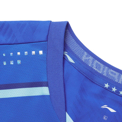 Tischtennis China National-Team Wettkampftrikot 2025 hellblau - AAYV085-2