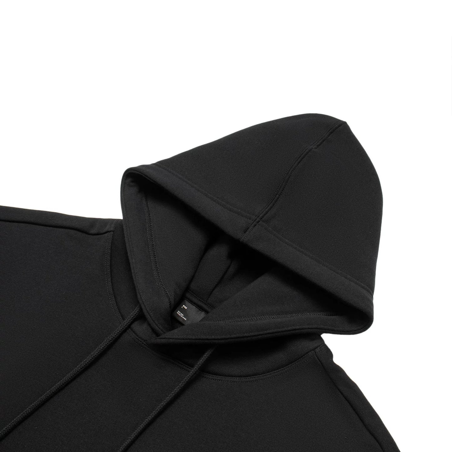 Unisex Skateboard Casual Hoody "LN FIRE" black - AWDT953-1