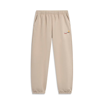 Unisex Basketball Training Pants "Skateboarding Match" light brown - AKLT949-2