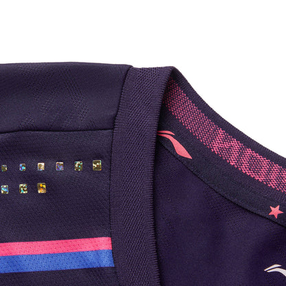 Tischtennis China National-Team Wettkampftrikot 2025 lila - AAYV085-1