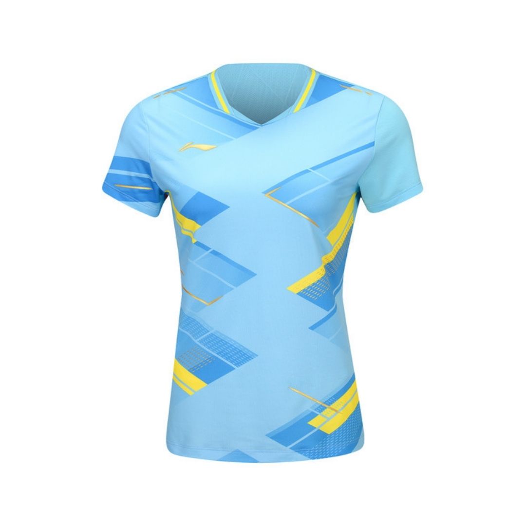 Damen Sportshirt "International Players" Arena - hellblau - AAYU228-6