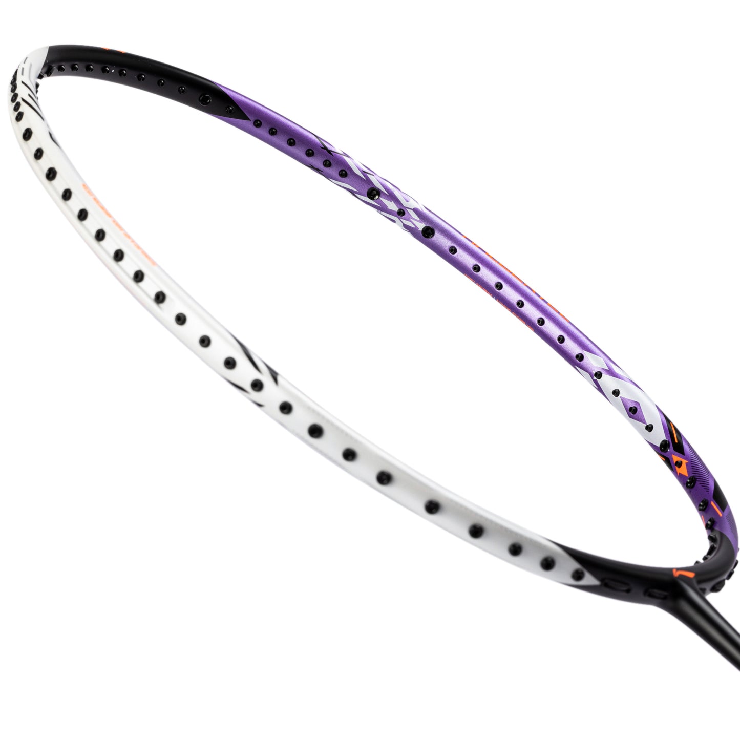 Badmintonschläger HalberTec 1000 (5U) schwarz/lila - bespannt  - AYPV021-50