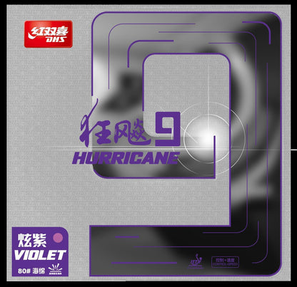 H9-V-DHS Hurricane 9 2,15mm Hard 38 Rubber Violet DXDS026-1