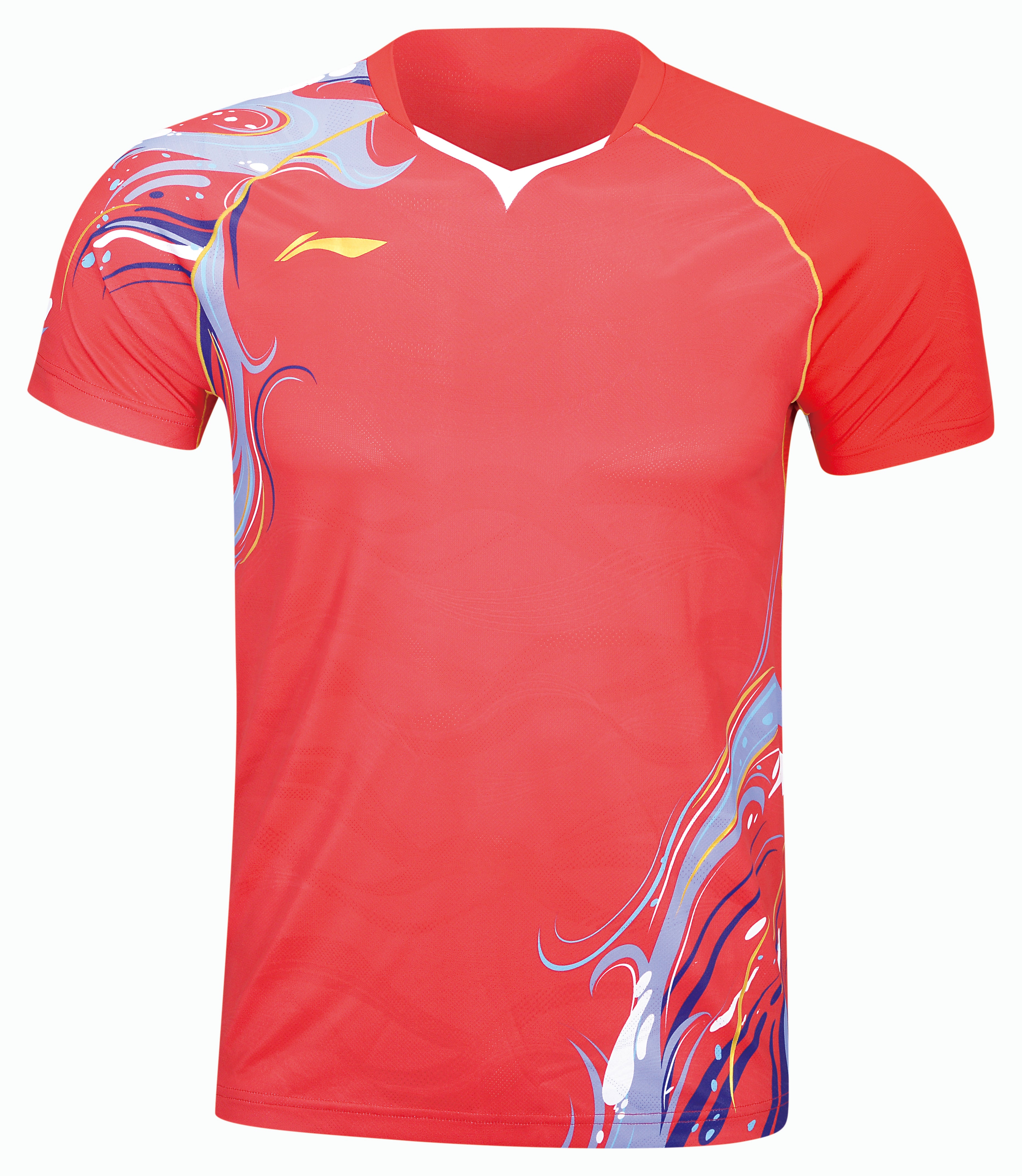 Herren Sportshirt "China Youth Team" Koi - rot - AAYU229-3