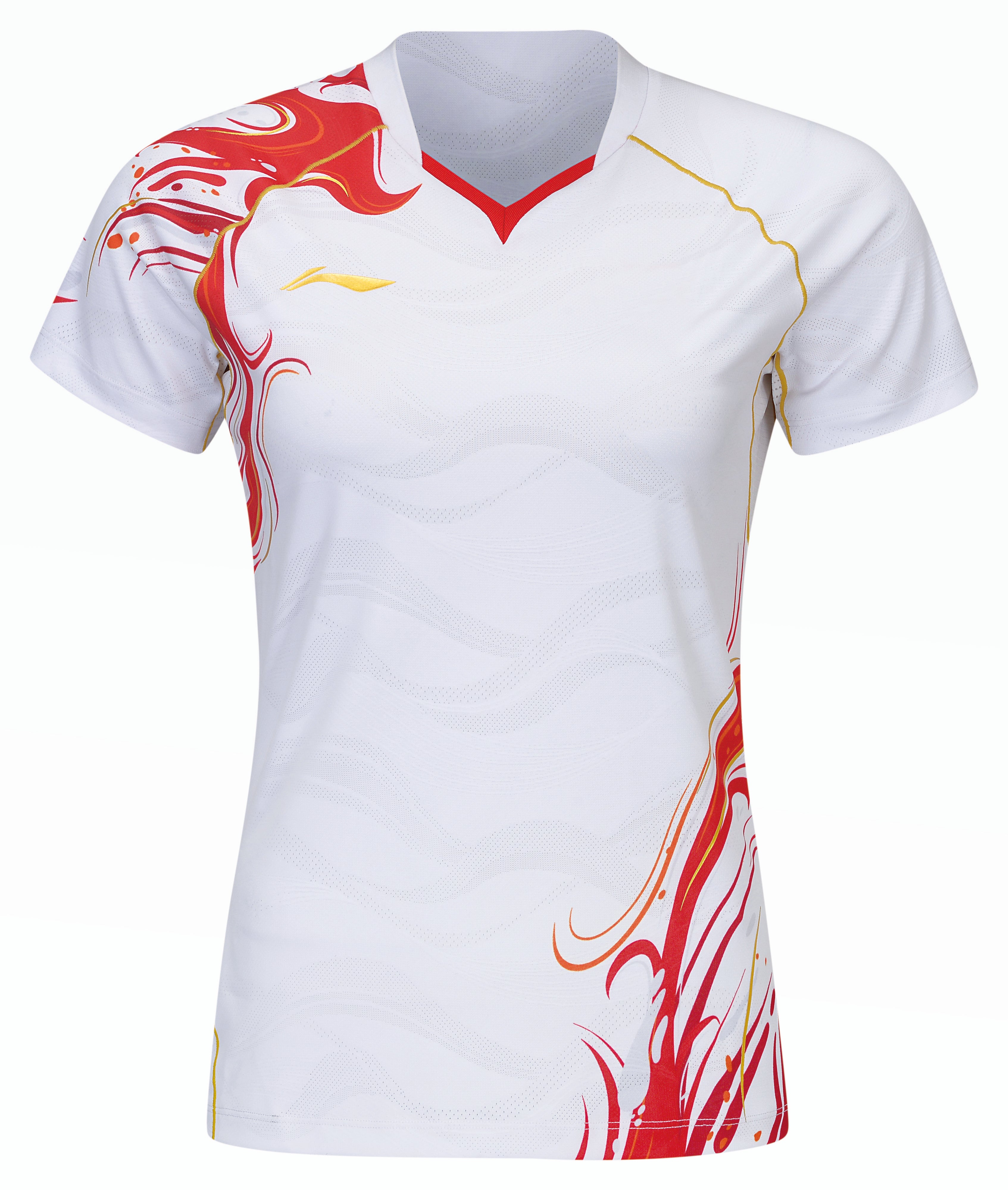 Damen Sportshirt "China Youth Team" Koi - weiß - AAYU230-2