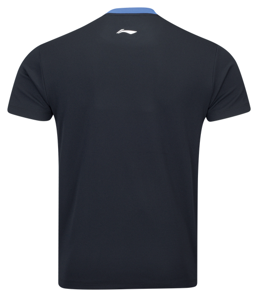 Tischtennis Unisex Zone Wettkampftrikot - schwarz - AAYW013-1