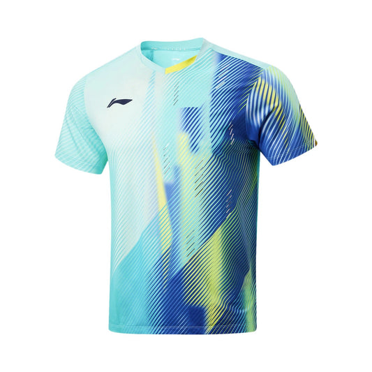 Tabletennis China National-Team Competitionshirt 2026 turquoise - AAYW137-2