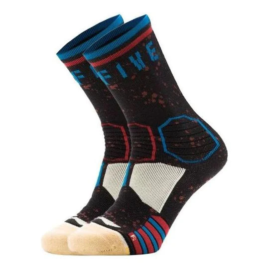 Herren Basketballsocken "Badfive" Series "Circles" braun - AWLS267-4