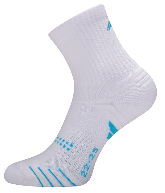 Damen Sportsocke "Nexo'' weiß/hellblau - AWSV162-3