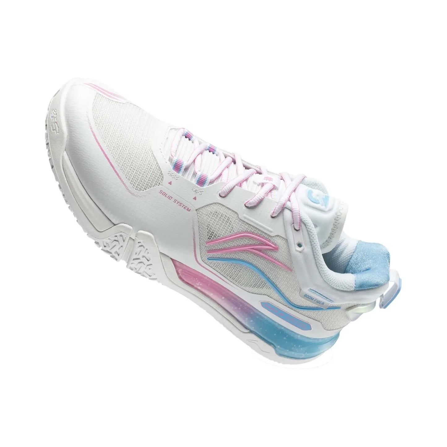 Unisex Badmintonschuh Saga 3 Pro - weiß - AYAV001-1