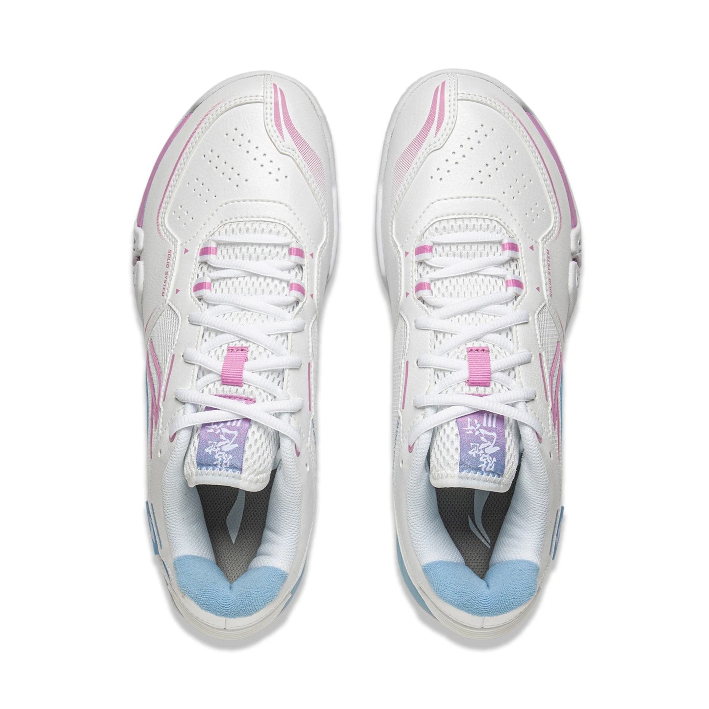Unisex Badmintonschuh Saga 3 Lite - weiß - AYTV003-1