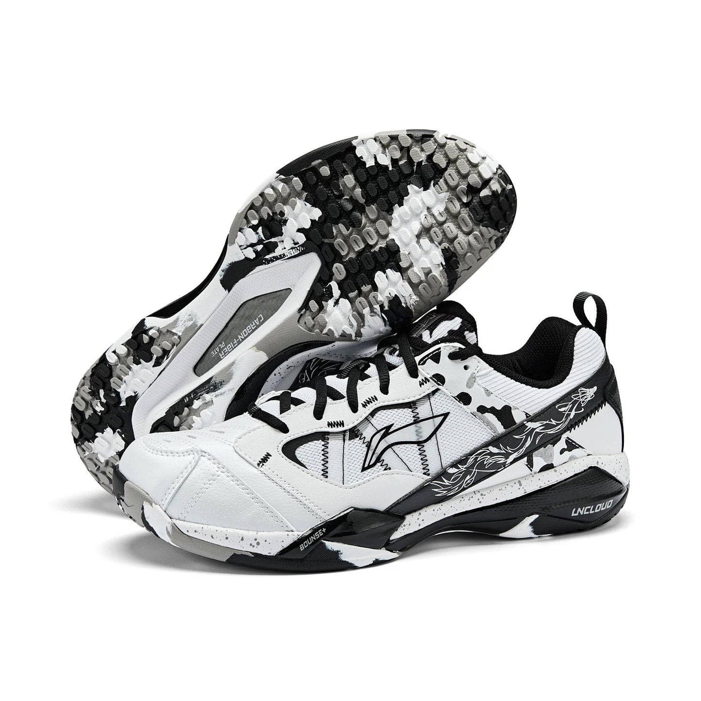 Unisex Badmintonshoe Invincible - white - AYZW007-3