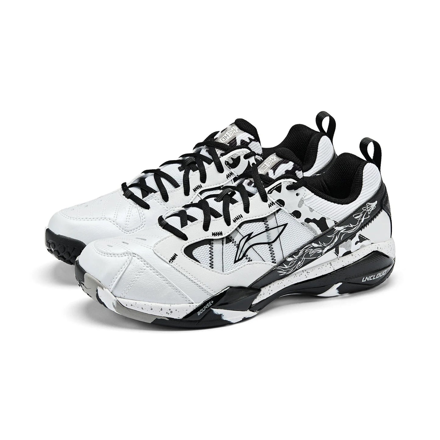 Unisex Badmintonshoe Invincible - white - AYZW007-3