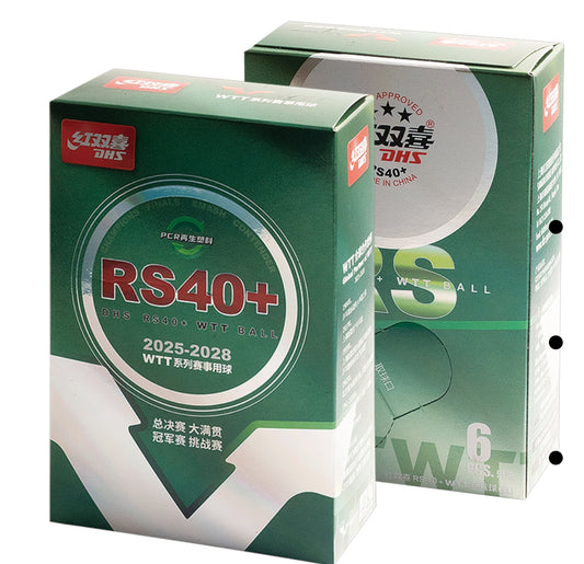 DHS Tischtennisball RS40+ WTT Weiß (6 Pack) DXAV002-2