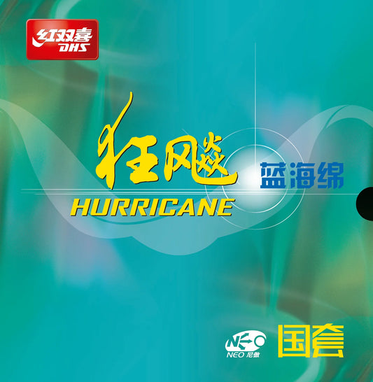 DHS NEO Hurricane 3 National edition 2,1mm 41 Schwarz (blue sponge) DXDP005-5