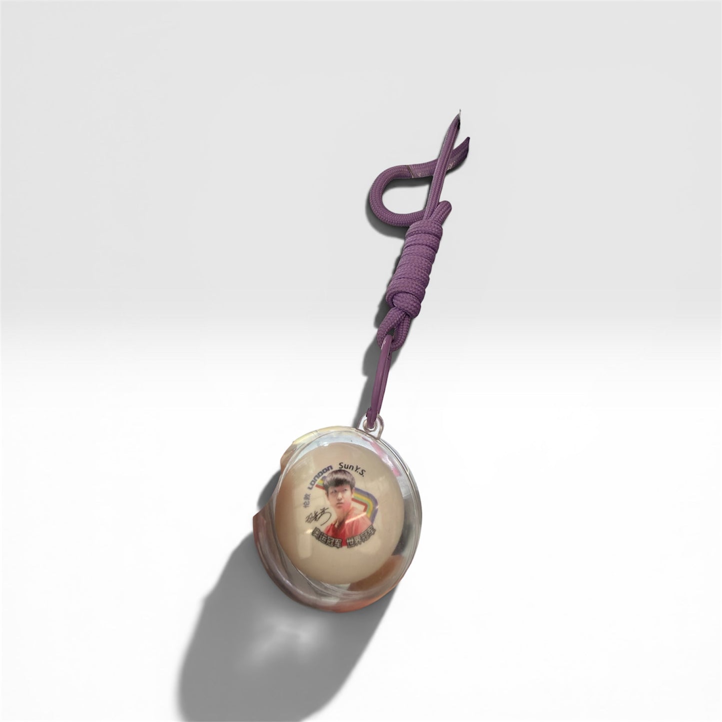 DHS SY Tischtenissball CELLFREE-DUAL mit Sun Yingsha's Portrait und Box - DDMV108-1
