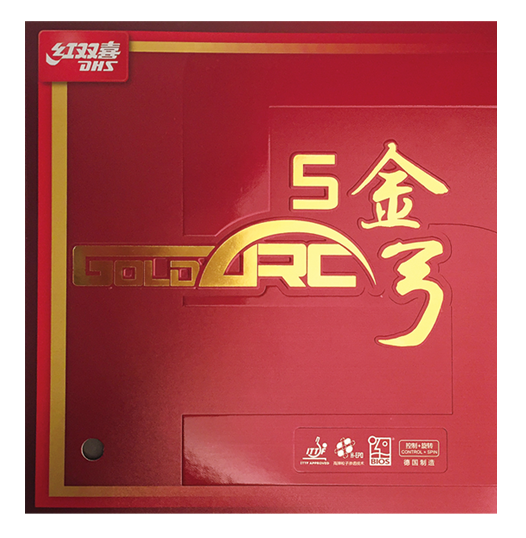 DHS GOLD ARC 5 47,5 (europäische härte) 2,1 rot - DXDM008-4