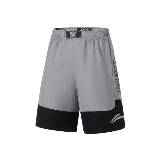 Unisex Basketball-Short "Anti-Warrior" Badfive BIG Grey-Black - AAPT045-9
