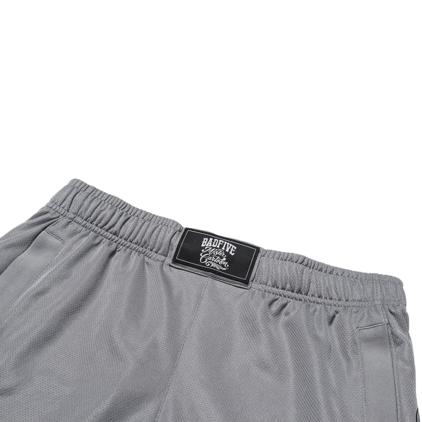 Unisex Basketball-Short "Anti-Warrior" Badfive BIG Grey-Black - AAPT045-9