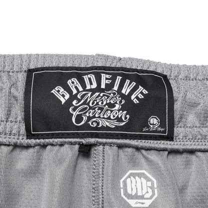 Unisex Basketball-Short "Anti-Warrior" Badfive BIG Grey-Black - AAPT045-9