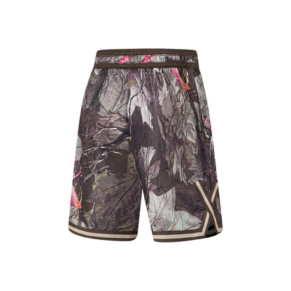 Unisex Competition Shorts "BADFIVE Leaves" basic-black - AAPT593-3
