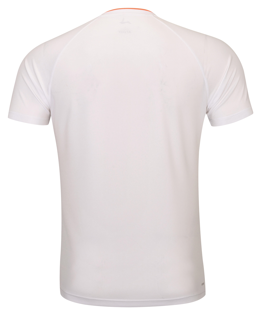 Table Tennis Men Competion Suit (consisting of Shirt and Shorts) White + Black - AATR097-1