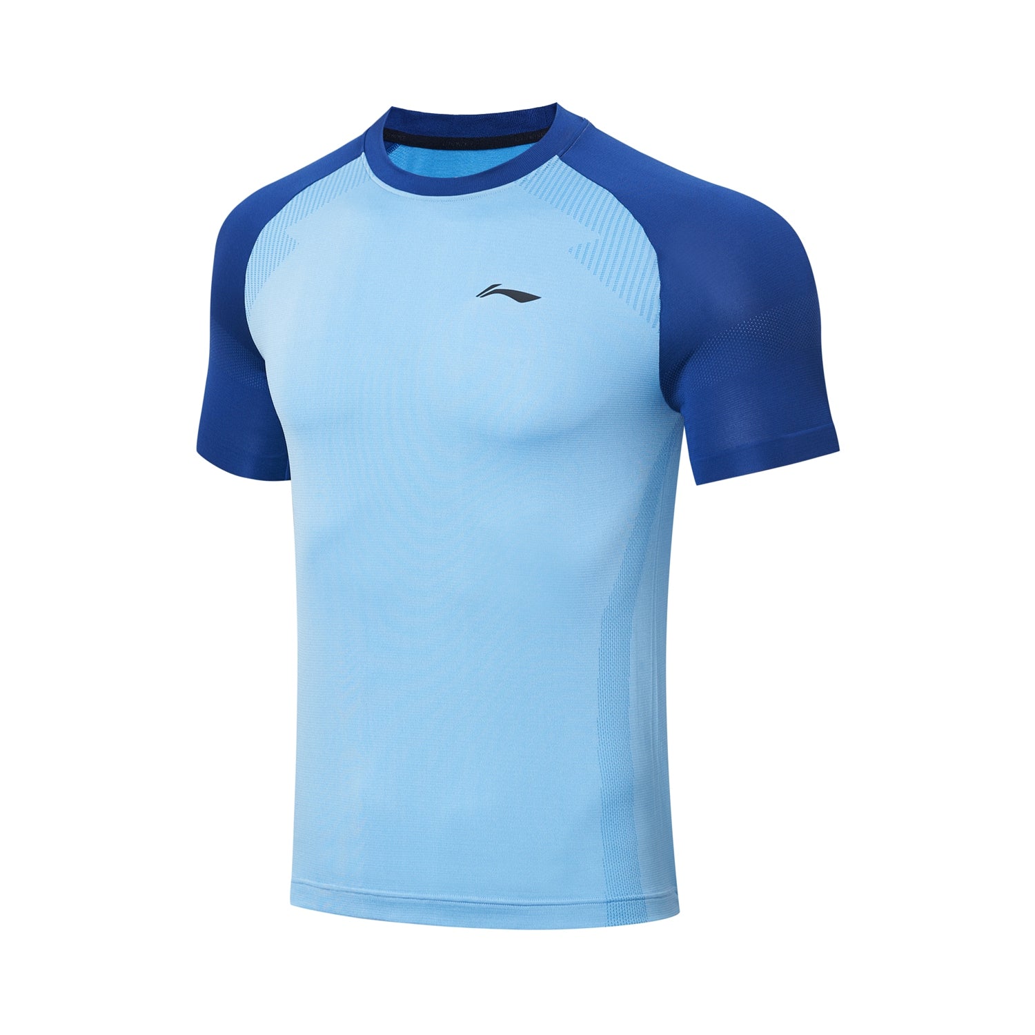 Tischtennis Unisex Wettkampf-Dress "Base" (Set aus Shirt und Shorts) hellblau + blau - AATT003-2