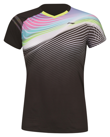 Ladies competition shirt "Symphony" black - AAYS056-4
