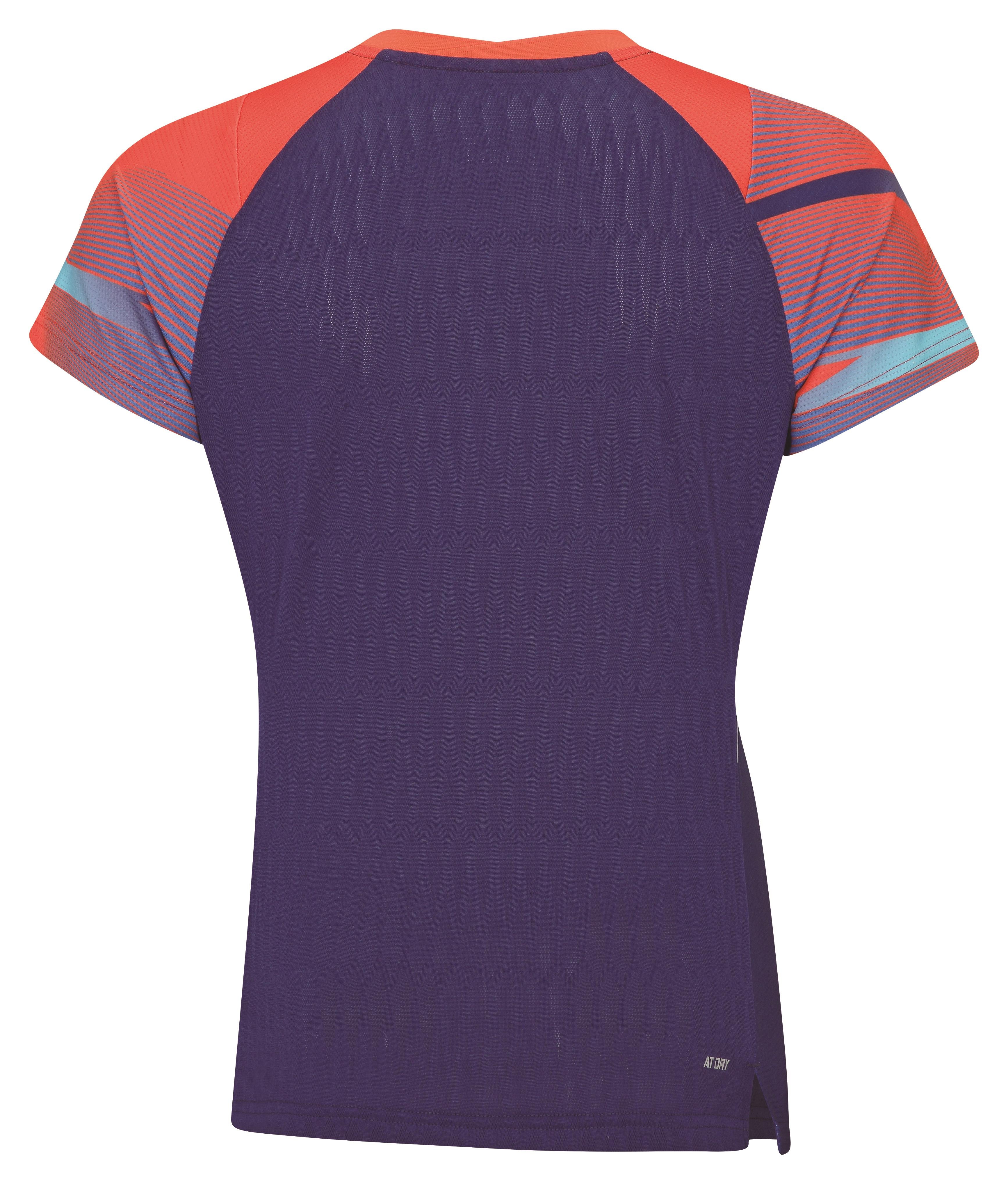 Damen Sportshirt "International Players" Blue-Orange - AAYS130-2