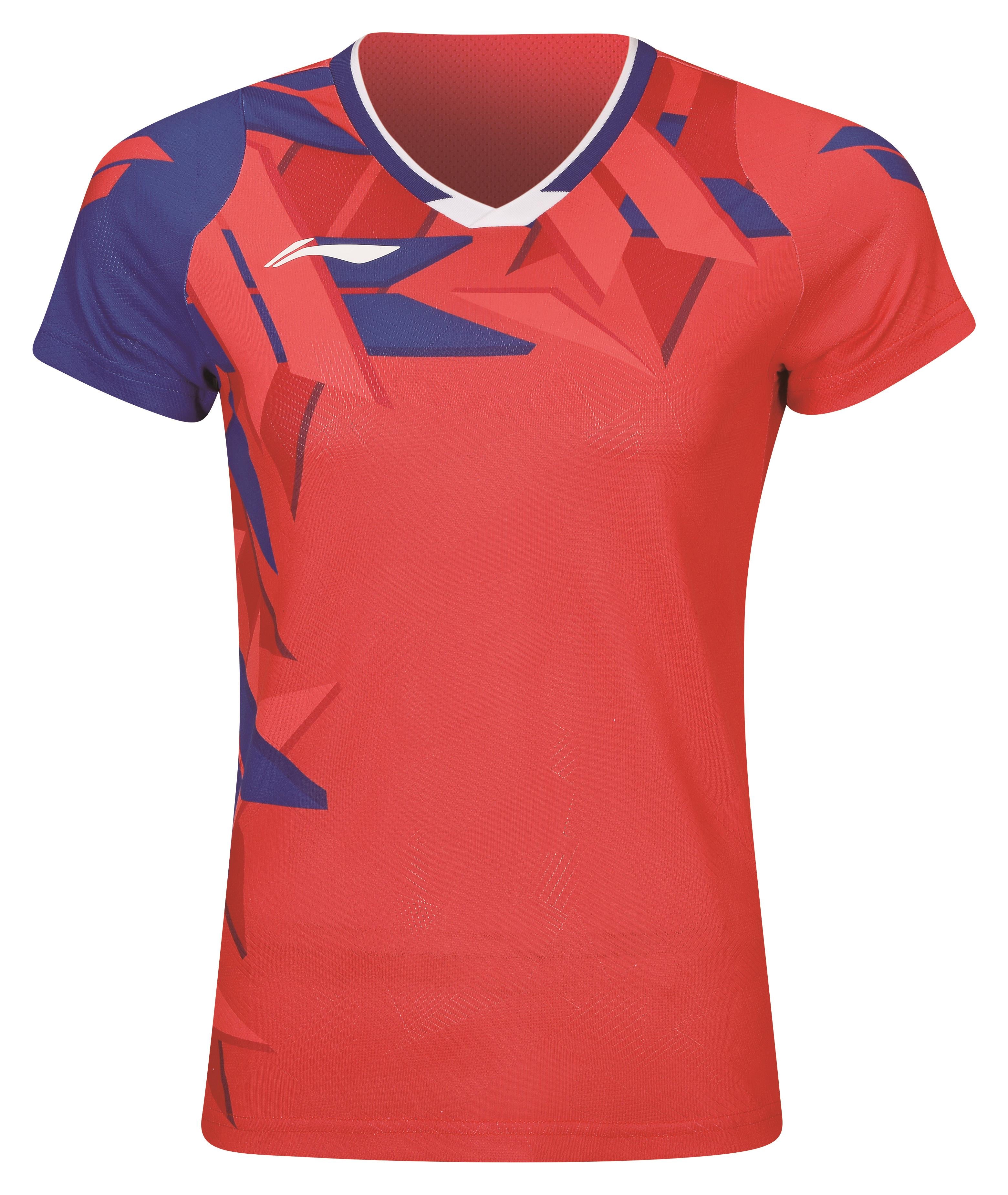 Damen Wettkampfshirt 5-Stars "China Youth Team" Rot - AAYS244-2