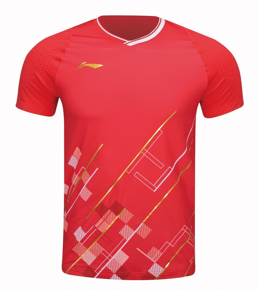 Men Competition Shirt "China Youth Team" Ltd. red - AAYT015-2