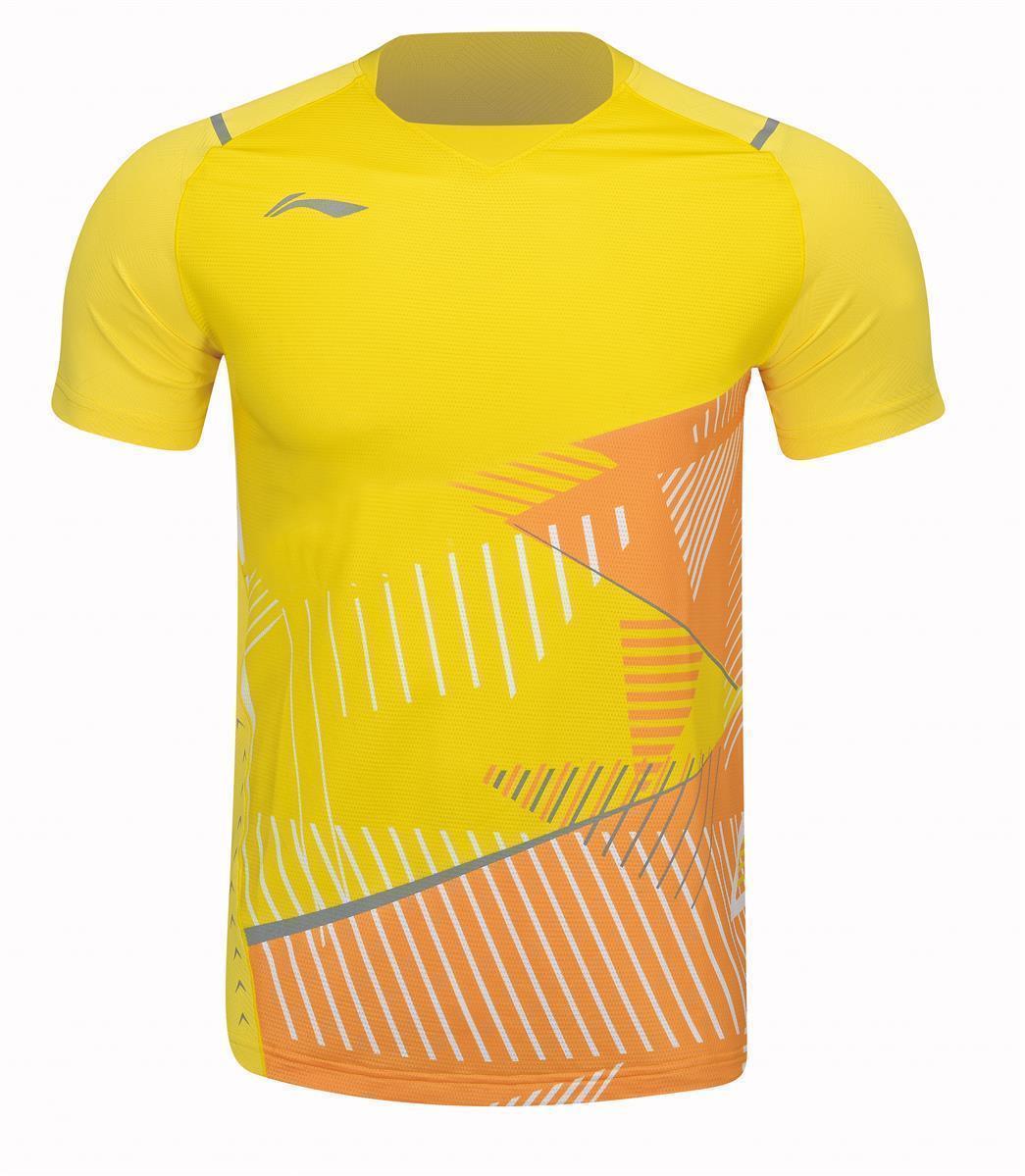 Men Competition Shirt "International Team Forms" Yellow - AAYT017-5