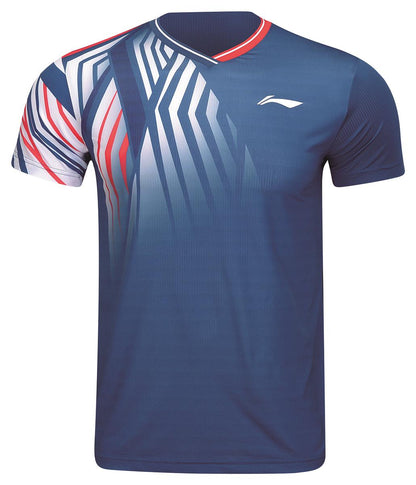 Herren Team Sportshirt "Jungle" blau - AAYT025-1