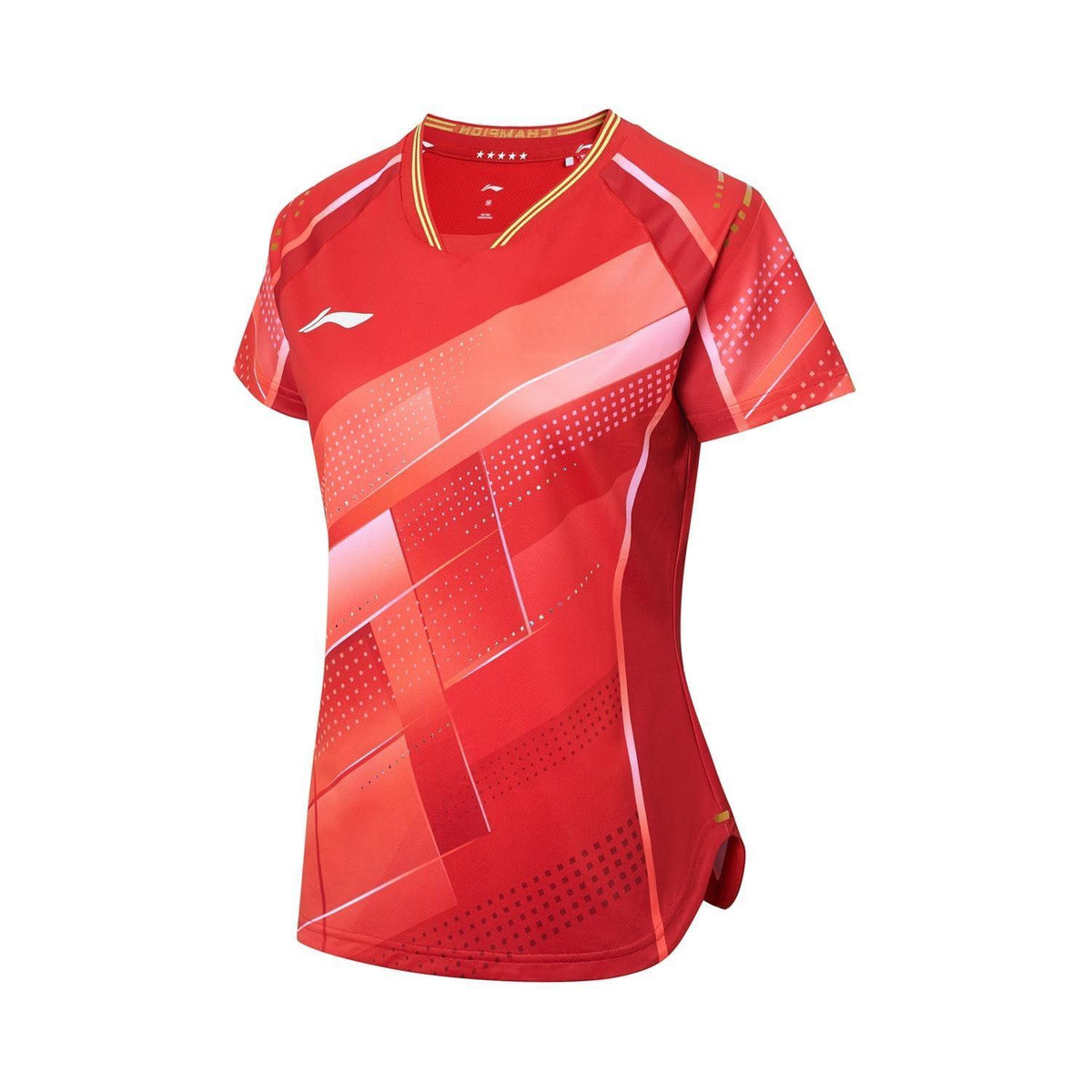 Damen National-Team Wettkampftrikot Cyber - rot - AAYT030-2