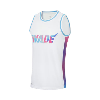 Unisex Basketball-Competition Top "Wade-Style" white - AAYT051-4