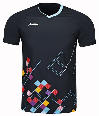 Kinder Sparset Shirt und Short Team Line weiß/blau - AATS100-1
