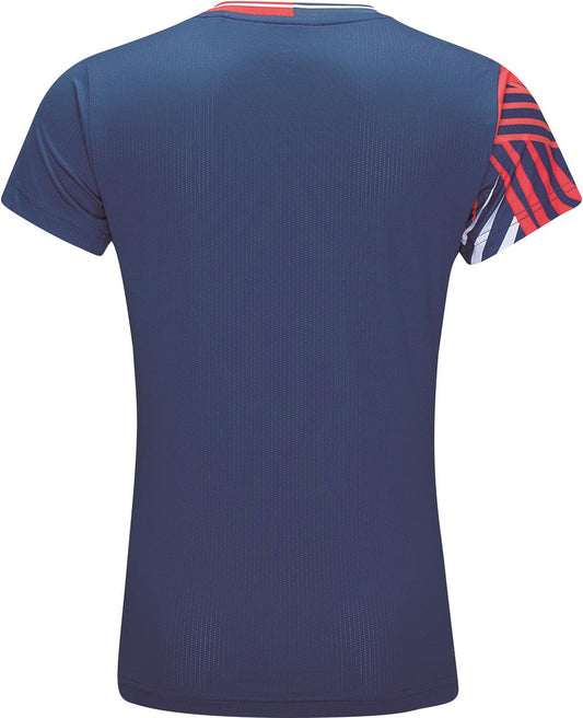 Damen Team Sportshirt "Jungle" blau - AAYT058-1